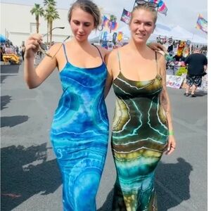 KatyaMoonDyes earth tone dress